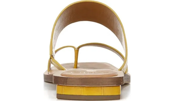 Flat Sandals Women Franco Sarto Sarto Ediana Sandal Yellow Leather Flat Sandals Women Franco Sarto Sarto Ediana Sandal Yellow Leather