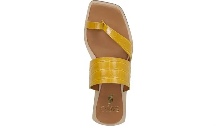 Flat Sandals Women Franco Sarto Sarto Ediana Sandal Yellow Leather Flat Sandals Women Franco Sarto Sarto Ediana Sandal Yellow Leather