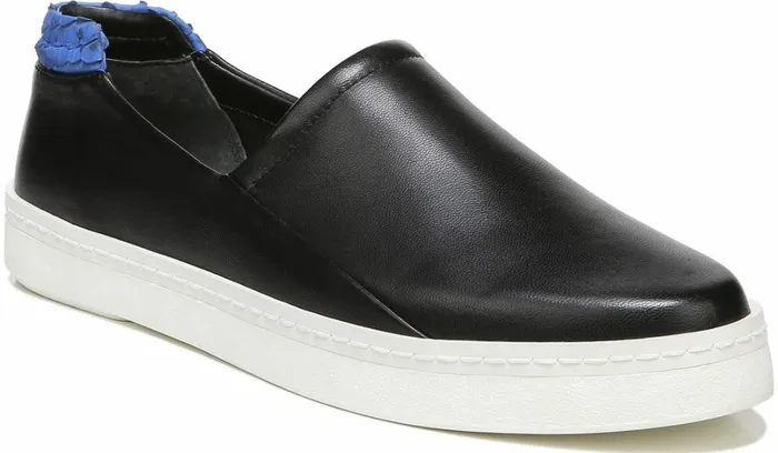 Flats Women Franco Sarto Franco Alma Slip On Sneaker Black Leather