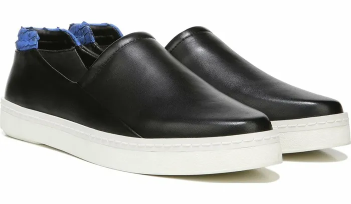 Flats Women Franco Sarto Franco Alma Slip On Sneaker Black Leather