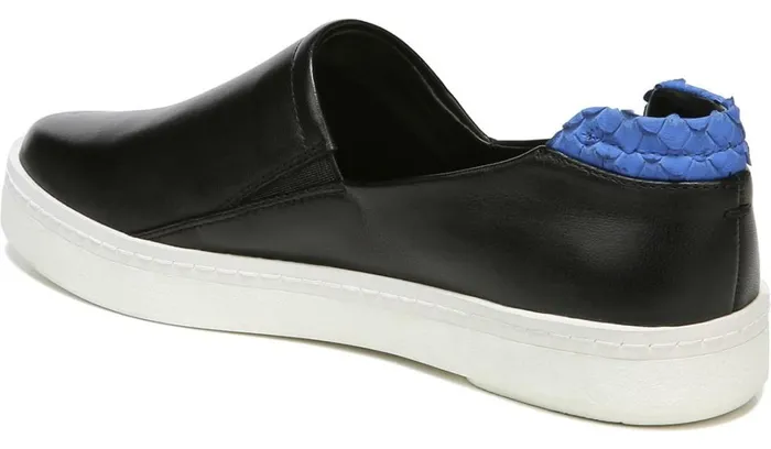 Flats Women Franco Sarto Franco Alma Slip On Sneaker Black Leather