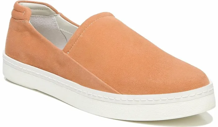 Flats Women Franco Sarto Franco Alma Slip On Sneaker Desert Coral Suede