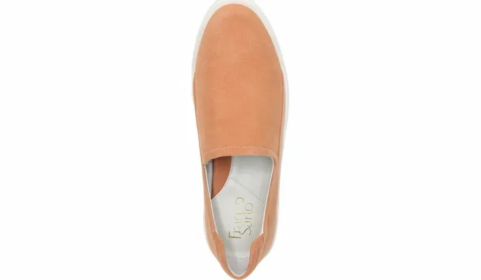 Flats Women Franco Sarto Franco Alma Slip On Sneaker Desert Coral Suede