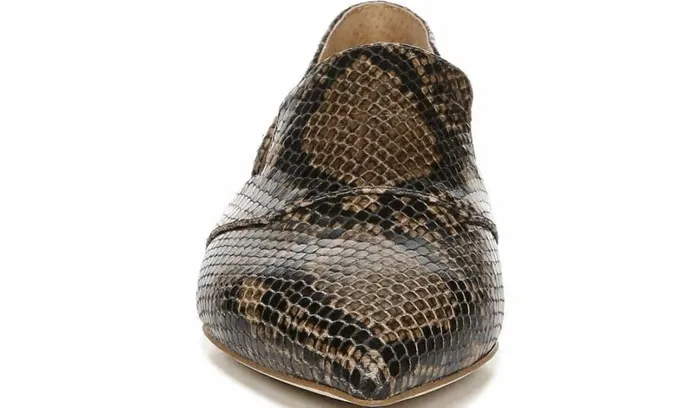 Flats Women Franco Sarto Sarto Toby D039Orsay Flat Taupe Snake Leather