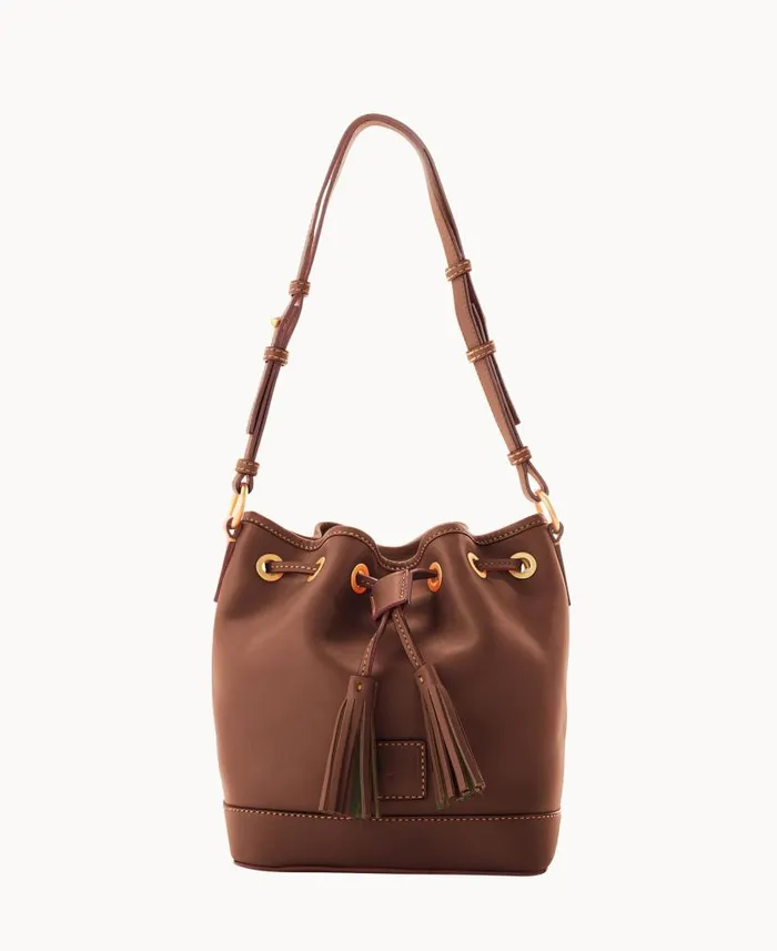 Florentine Small Drawstring Chestnut Woman Dooney and Bourke Shoulder Bags