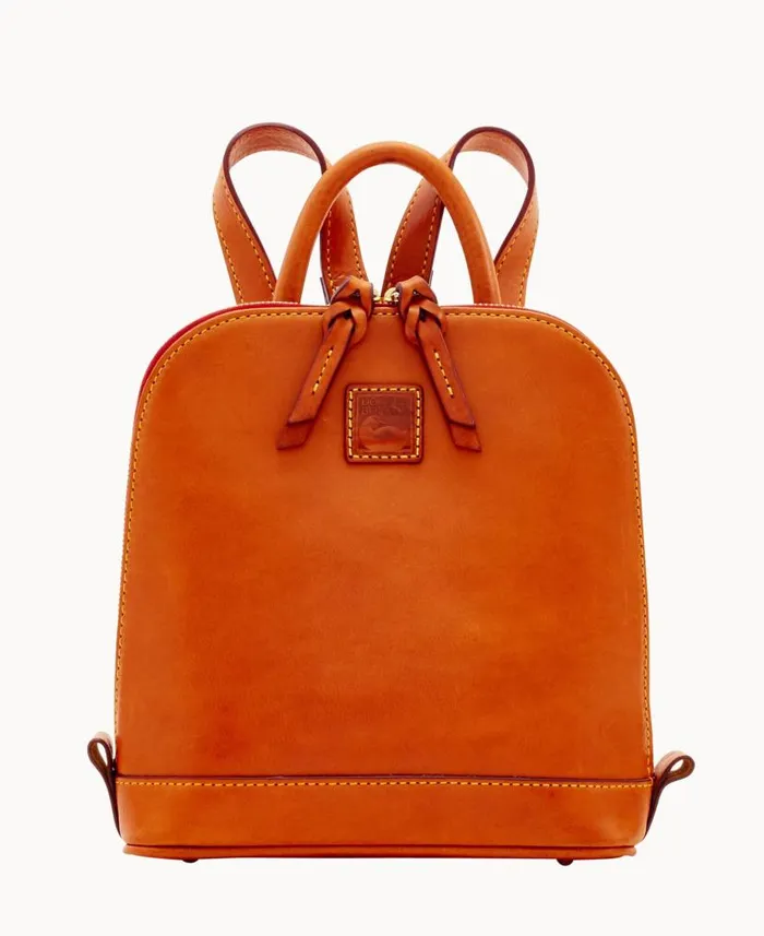 Florentine Small Zip Pod Backpack Natural Woman Dooney and Bourke Backpacks