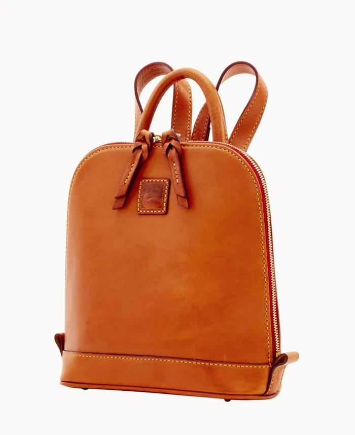 Florentine Small Zip Pod Backpack Natural Woman Dooney and Bourke Backpacks Florentine Small Zip Pod Backpack Natural Woman Dooney and Bourke Backpacks
