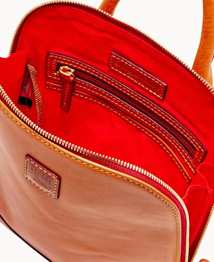 Florentine Small Zip Pod Backpack Natural Woman Dooney and Bourke Backpacks Florentine Small Zip Pod Backpack Natural Woman Dooney and Bourke Backpacks