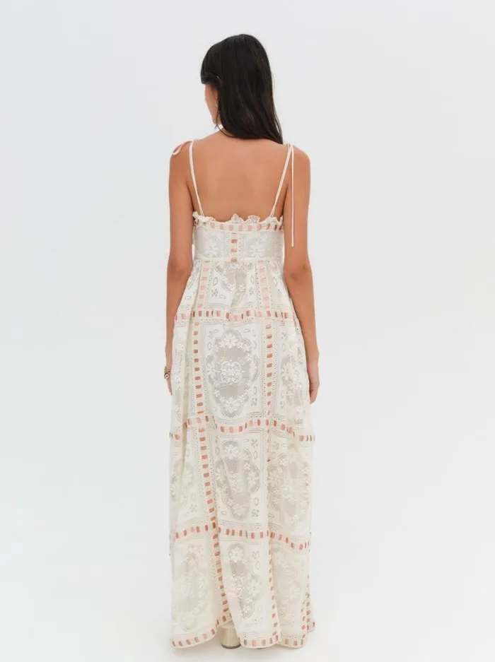 For Love and Lemons Dresses Charlotte Maxi Dress Beige 8211 Women For Love and Lemons Dresses Charlotte Maxi Dress Beige 8211 Women