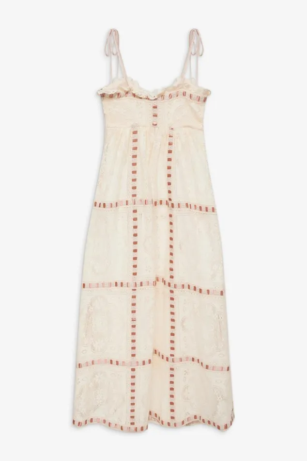 For Love and Lemons Dresses Charlotte Maxi Dress Beige 8211 Women For Love and Lemons Dresses Charlotte Maxi Dress Beige 8211 Women