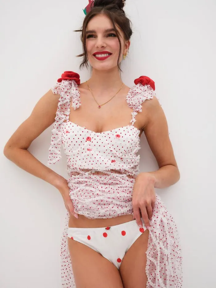 For Love and Lemons Dresses Giada Maxi Dress White 8211 Women