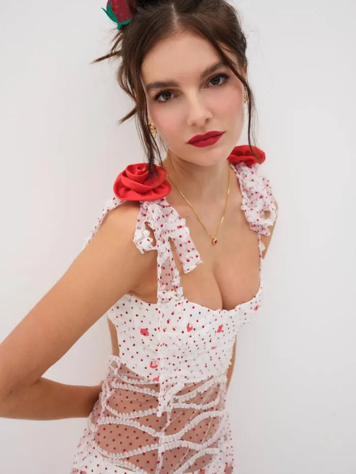 For Love and Lemons Dresses Giada Maxi Dress White 8211 Women