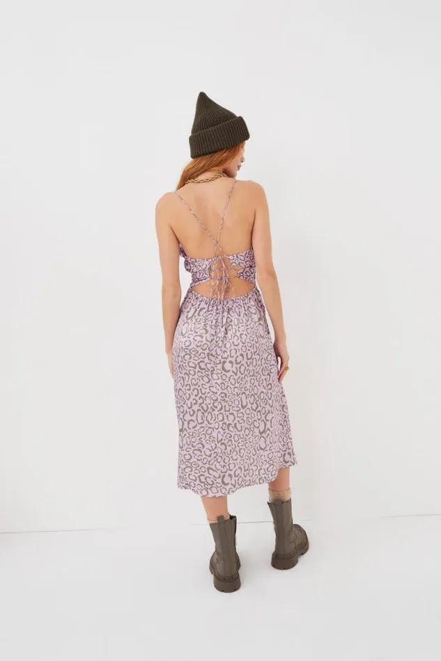 For Love and Lemons Dresses June Midi Dress Purple 8211 Women