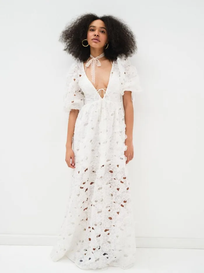For Love and Lemons Dresses Leighton Maxi Dress White 8211 Women