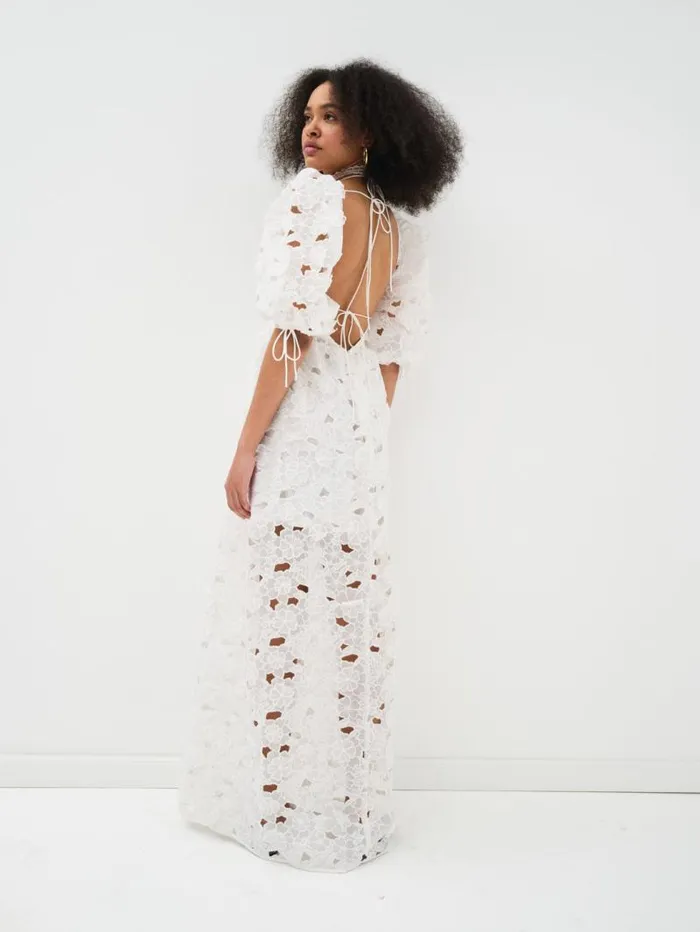 For Love and Lemons Dresses Leighton Maxi Dress White 8211 Women