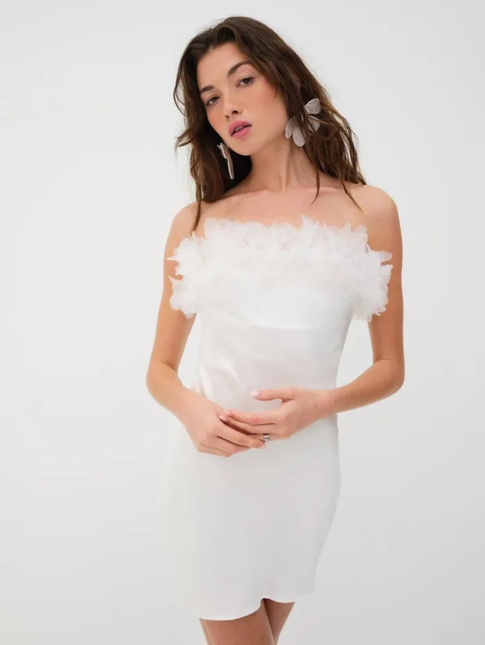 For Love and Lemons Dresses Mila Mini Dress White 8211 Women