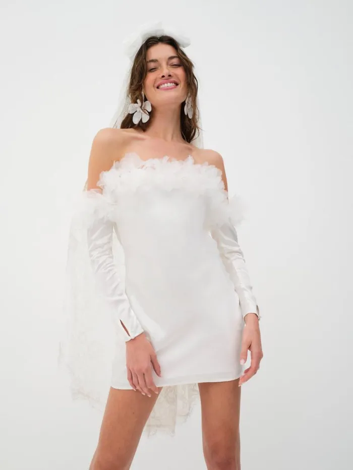 For Love and Lemons Dresses Mila Mini Dress White 8211 Women For Love and Lemons Dresses Mila Mini Dress White 8211 Women