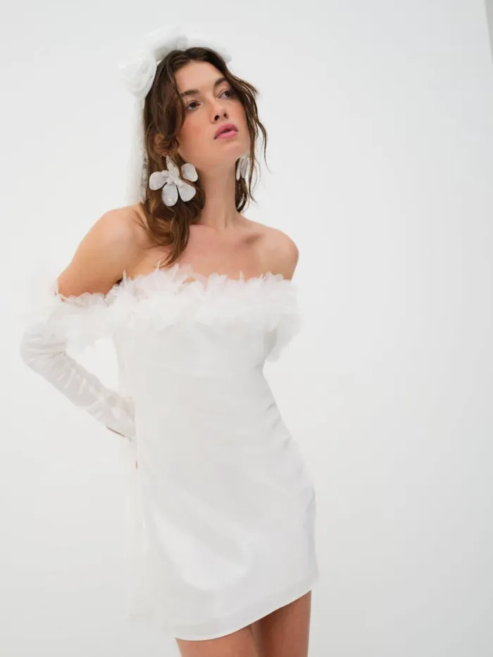 For Love and Lemons Dresses Mila Mini Dress White 8211 Women For Love and Lemons Dresses Mila Mini Dress White 8211 Women