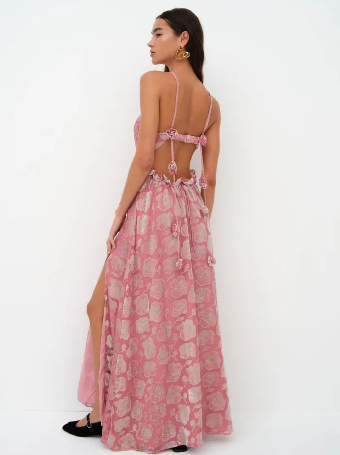 For Love and Lemons Dresses Raya MaxiDress Pink 8211 Women For Love and Lemons Dresses Raya MaxiDress Pink 8211 Women