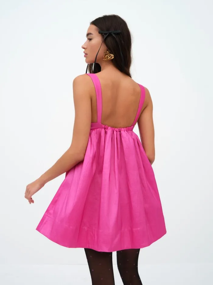 For Love and Lemons Dresses Selena Mini Dress Pink 8211 Women For Love and Lemons Dresses Selena Mini Dress Pink 8211 Women