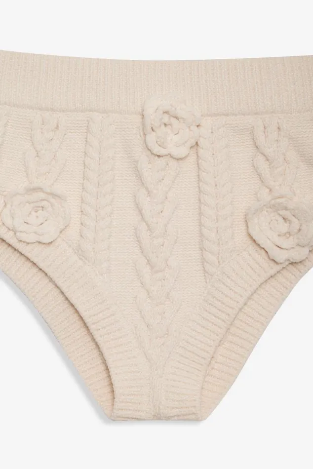 For Love and Lemons Knitwear Mel Knit Panty White 8211 Women For Love and Lemons Knitwear Mel Knit Panty White 8211 Women
