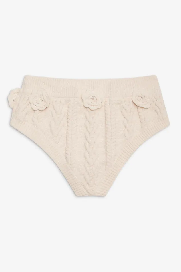 For Love and Lemons Knitwear Mel Knit Panty White 8211 Women For Love and Lemons Knitwear Mel Knit Panty White 8211 Women