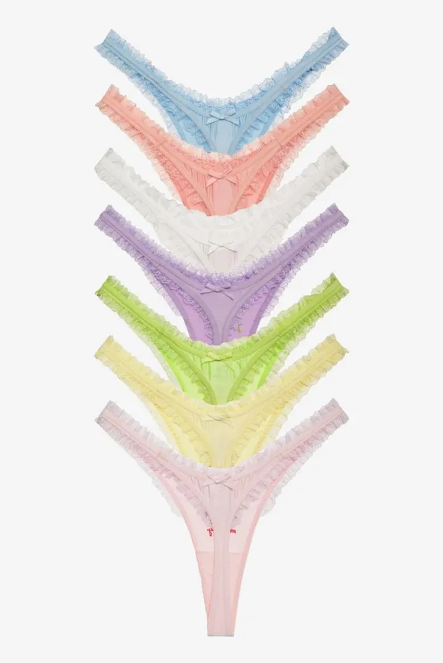 For Love and Lemons Lingerie Days Of The Week Panty Pack Multi 8211 Women For Love and Lemons Lingerie Days Of The Week Panty Pack Multi 8211 Women