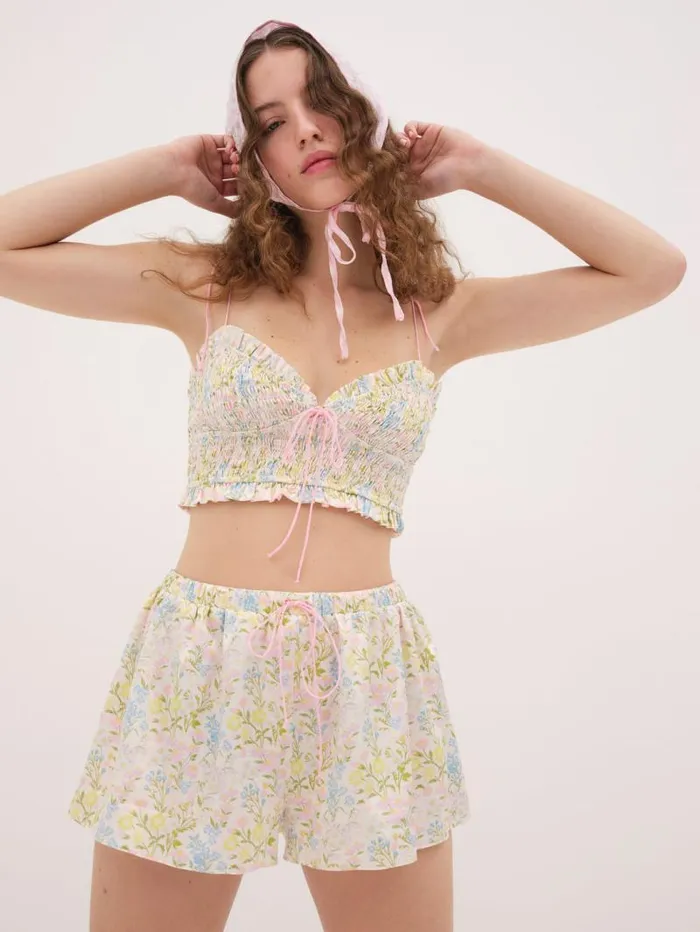 For Love and Lemons Lingerie Glitter Garden Top Multi 8211 Women For Love and Lemons Lingerie Glitter Garden Top Multi 8211 Women