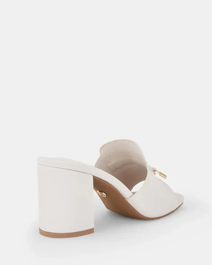 FURGIE CREAM Open Toe Heels Women Peep Toes NOVO Shoes