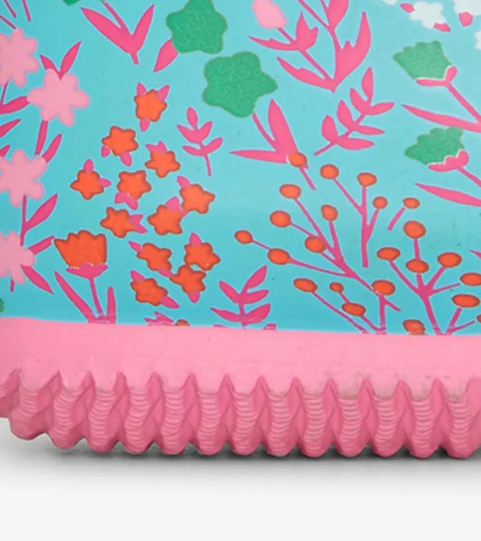 Girls Ditsy Floral Packable Rain Boots Hatley