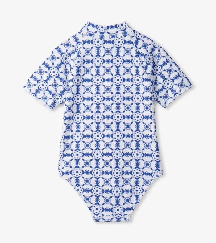 Girls Kaleidoscope OnePiece Rashguard Hatley