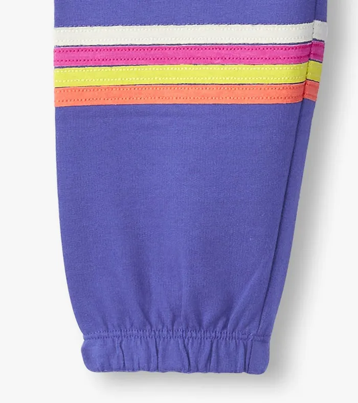 Girls Rainbow Baggy Track Pants Hatley