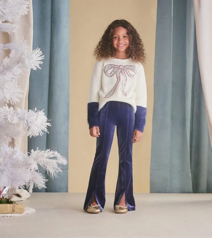 Girls Sparkle Wave Stretchy Flared Pants Hatley
