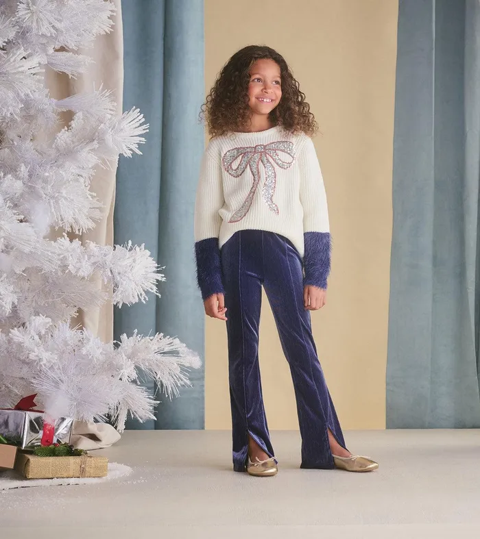 Girls Sparkle Wave Stretchy Flared Pants Hatley