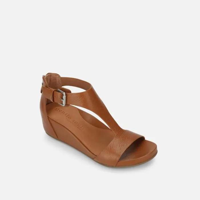 Gisele Wedge Sandal Cognac Women Kenneth Cole Gentle Souls