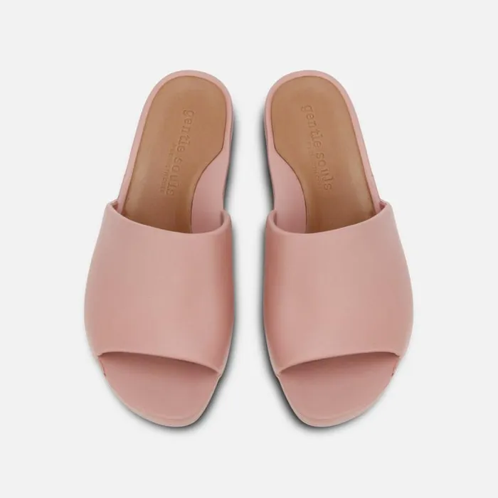 Gisele Wedge Slide Sandal Pink Clay Women Kenneth Cole Gentle Souls