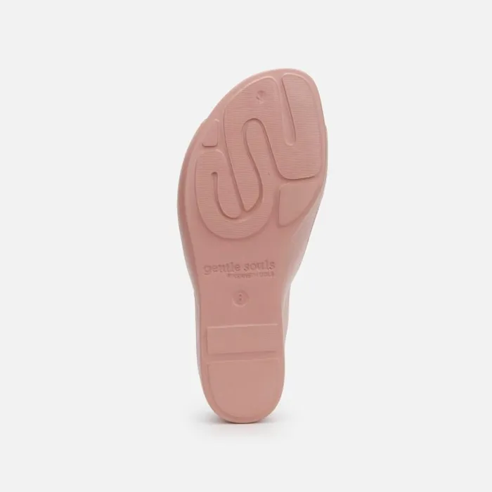 Gisele Wedge Slide Sandal Pink Clay Women Kenneth Cole Gentle Souls