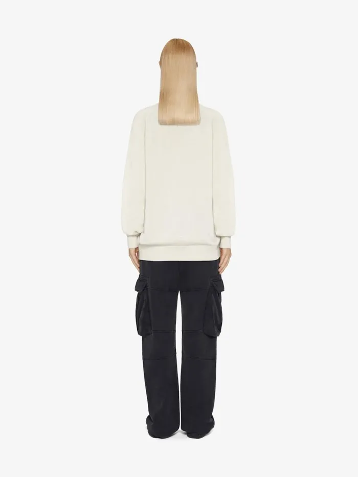 Givenchy 4G Sweater In Cashmere Ivory Women Knitwear