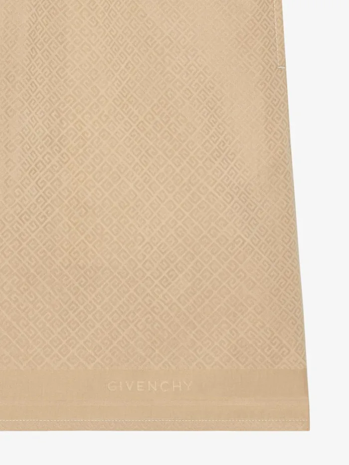 Givenchy Bermuda Shorts In 4G Cotton Beige Men Pants and Shorts