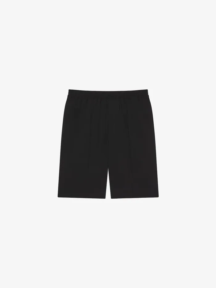 Givenchy Bermuda Shorts In Wool Black Men Pants and Shorts