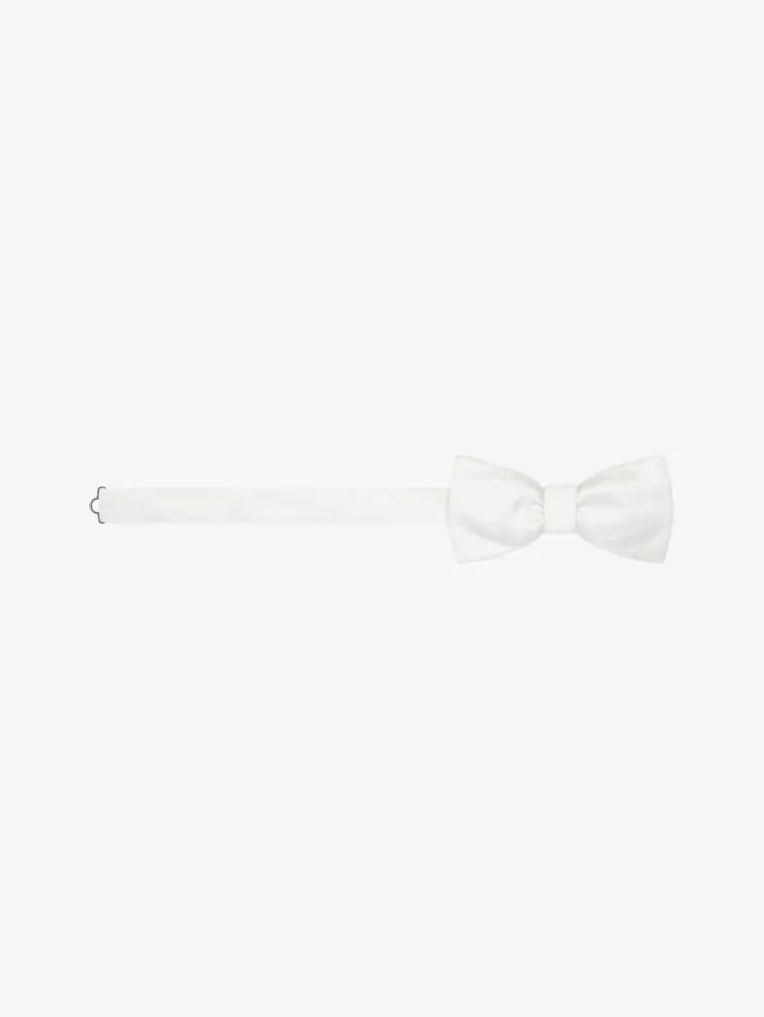 Givenchy Bow Tie In Silk White Men Scarves and Ties