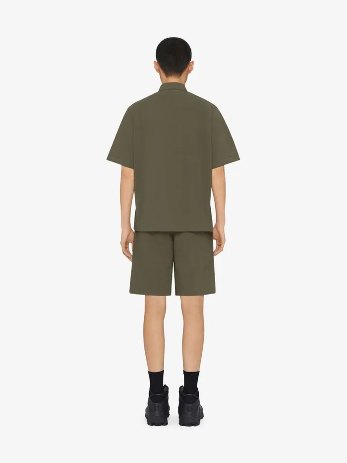 Givenchy Cargo Bermuda Shorts Khaki Men Pants and Shorts