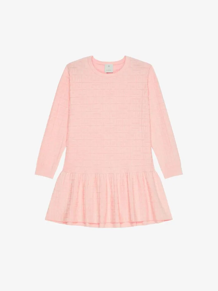 Givenchy Dress In 4G Knit Pink Women Girl 4 To 12 Years