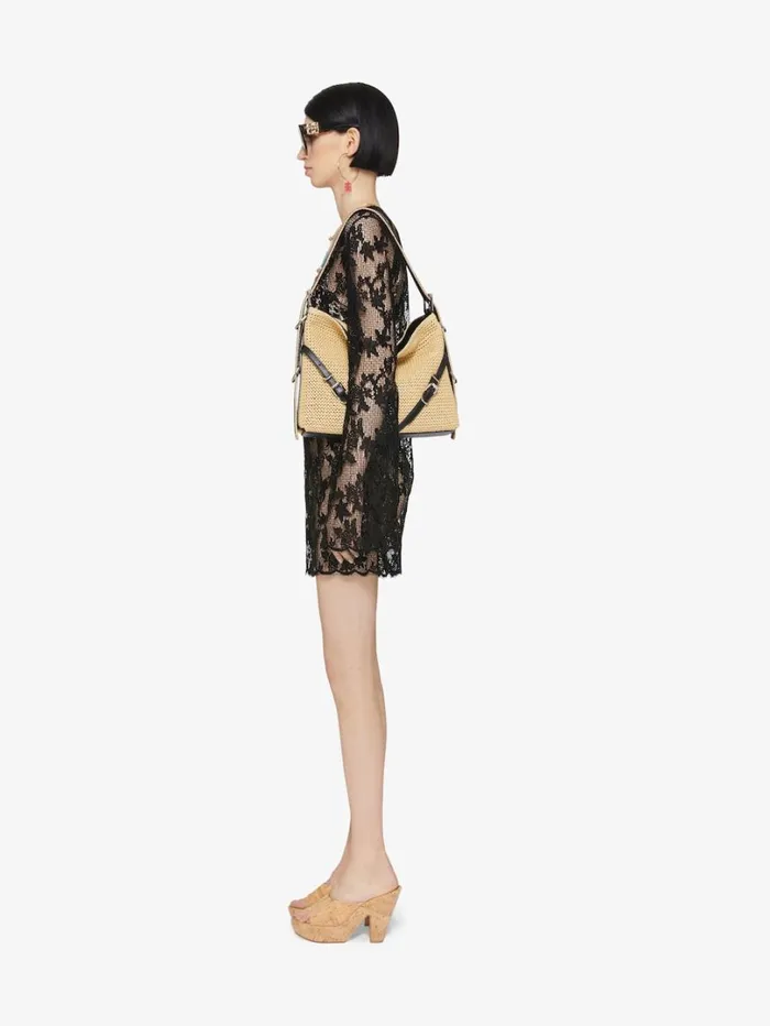 Givenchy Dress In Lace With 4G Detail Black Women Dresses