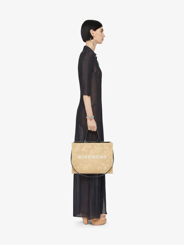 Givenchy Dress In Silk And Linen Black Women Dresses
