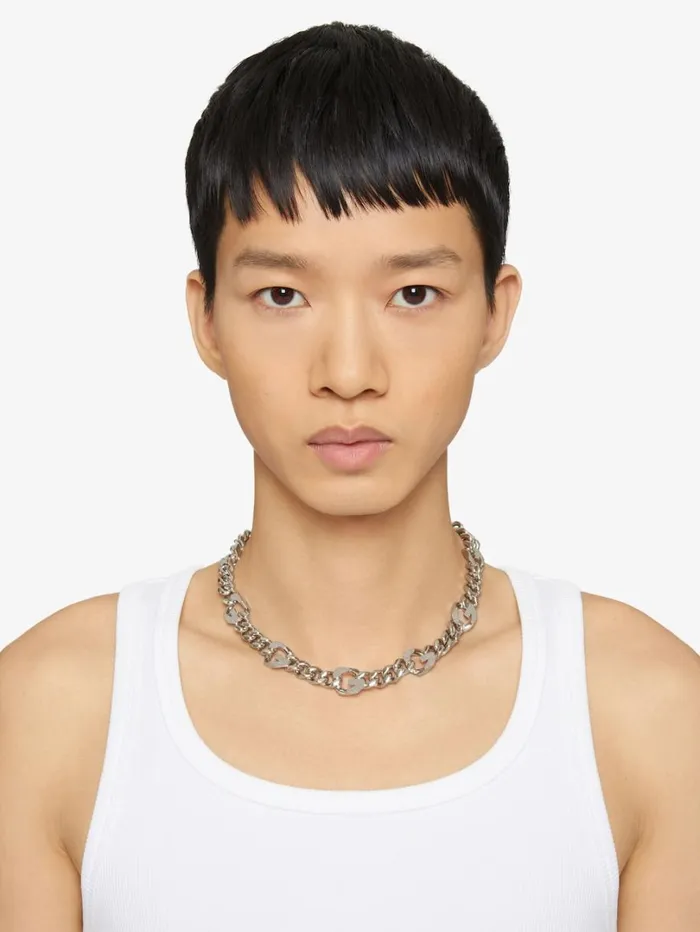 Givenchy G Chain Necklace In Metal Silvery Men Jewelry Givenchy G Chain Necklace In Metal Silvery Men Jewelry