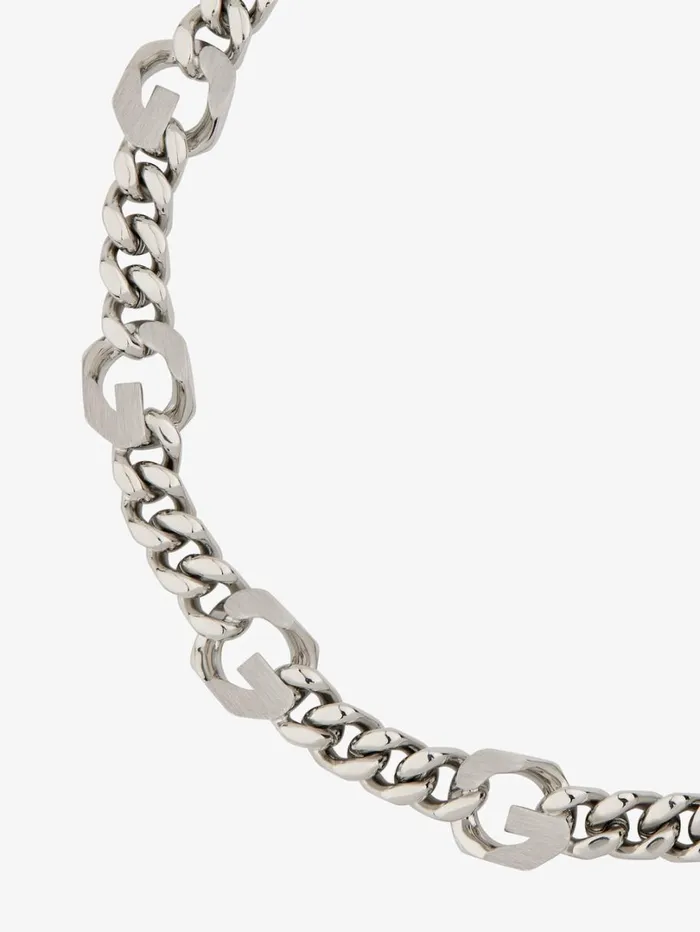 Givenchy G Chain Necklace In Metal Silvery Men Jewelry Givenchy G Chain Necklace In Metal Silvery Men Jewelry