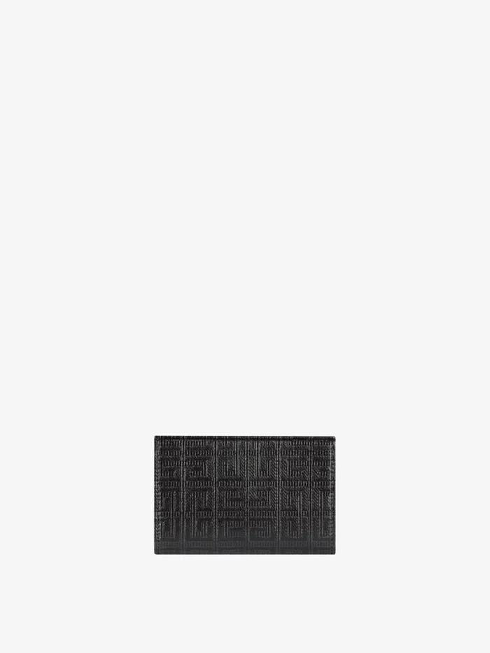 Givenchy Giv Cut Bifold Wallet In 4G Coated Canvas And Leather Black Women Wallets and Card Holders Givenchy Giv Cut Bifold Wallet In 4G Coated Canvas And Leather Black Women Wallets and Card Holders