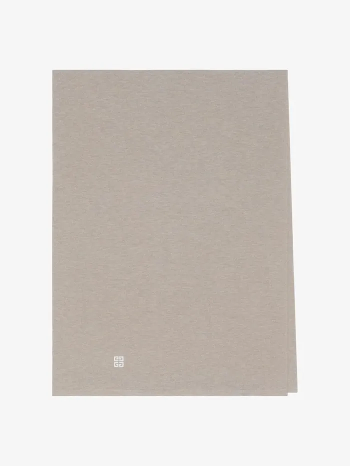 Givenchy GIVENCHY 4G Scarf In Wool Taupe Women Scarves Givenchy GIVENCHY 4G Scarf In Wool Taupe Women Scarves