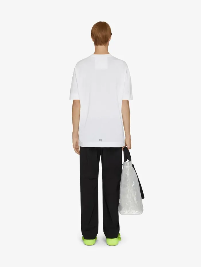 Givenchy GIVENCHY Archetype Oversized Tshirt In Cotton White Men TShirts